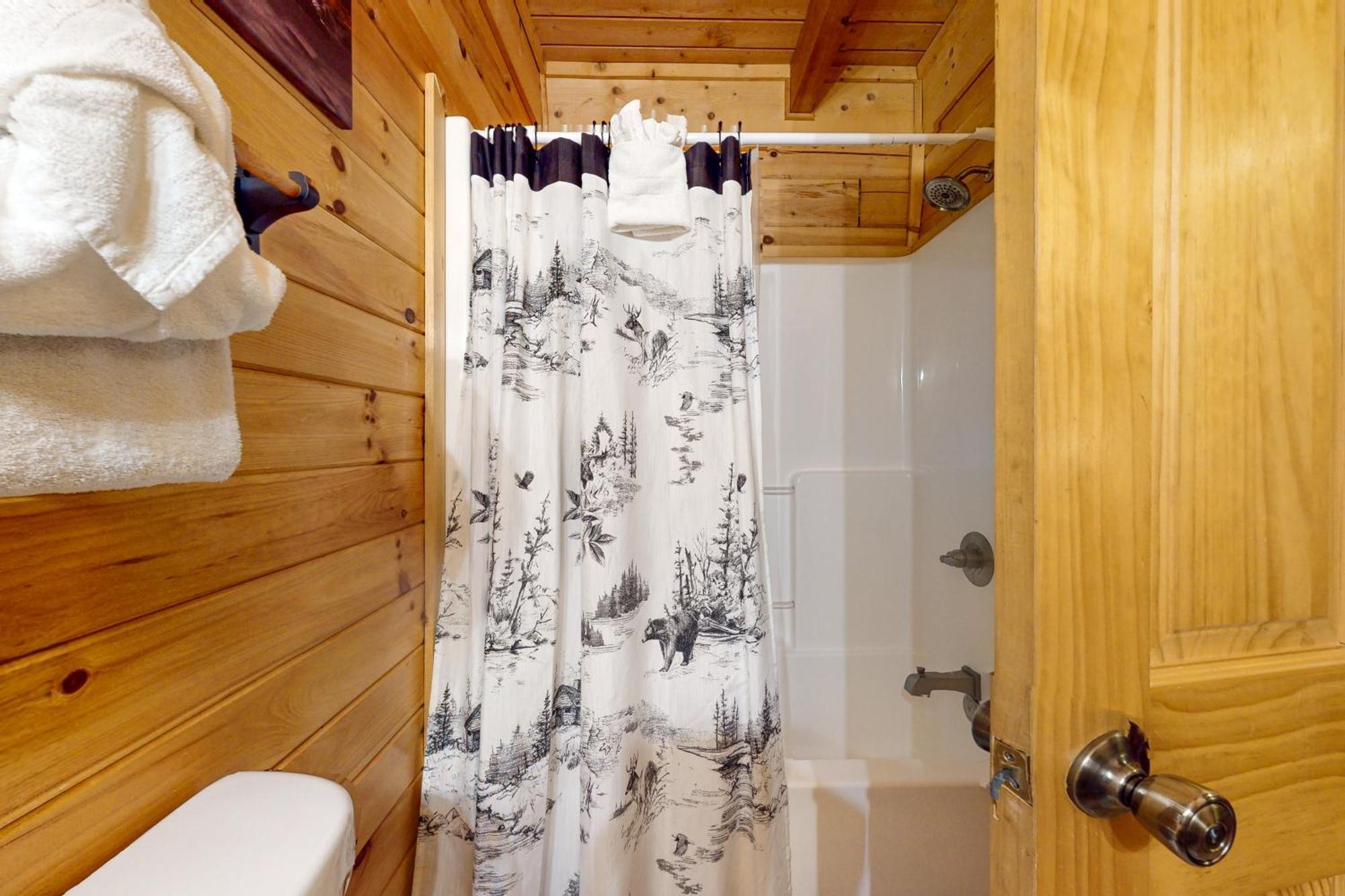 Вилла Bear Lake Cabin Севьервилл Экстерьер фото