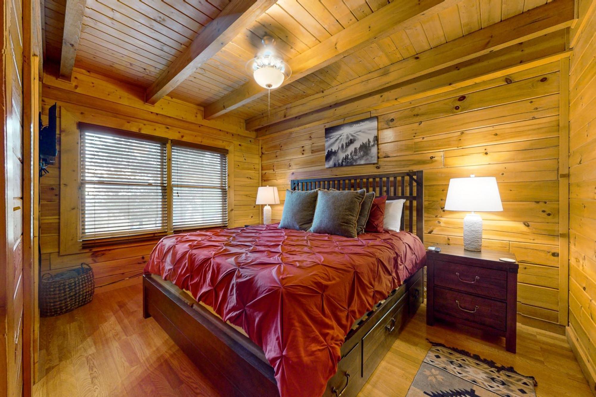 Вилла Bear Lake Cabin Севьервилл Экстерьер фото