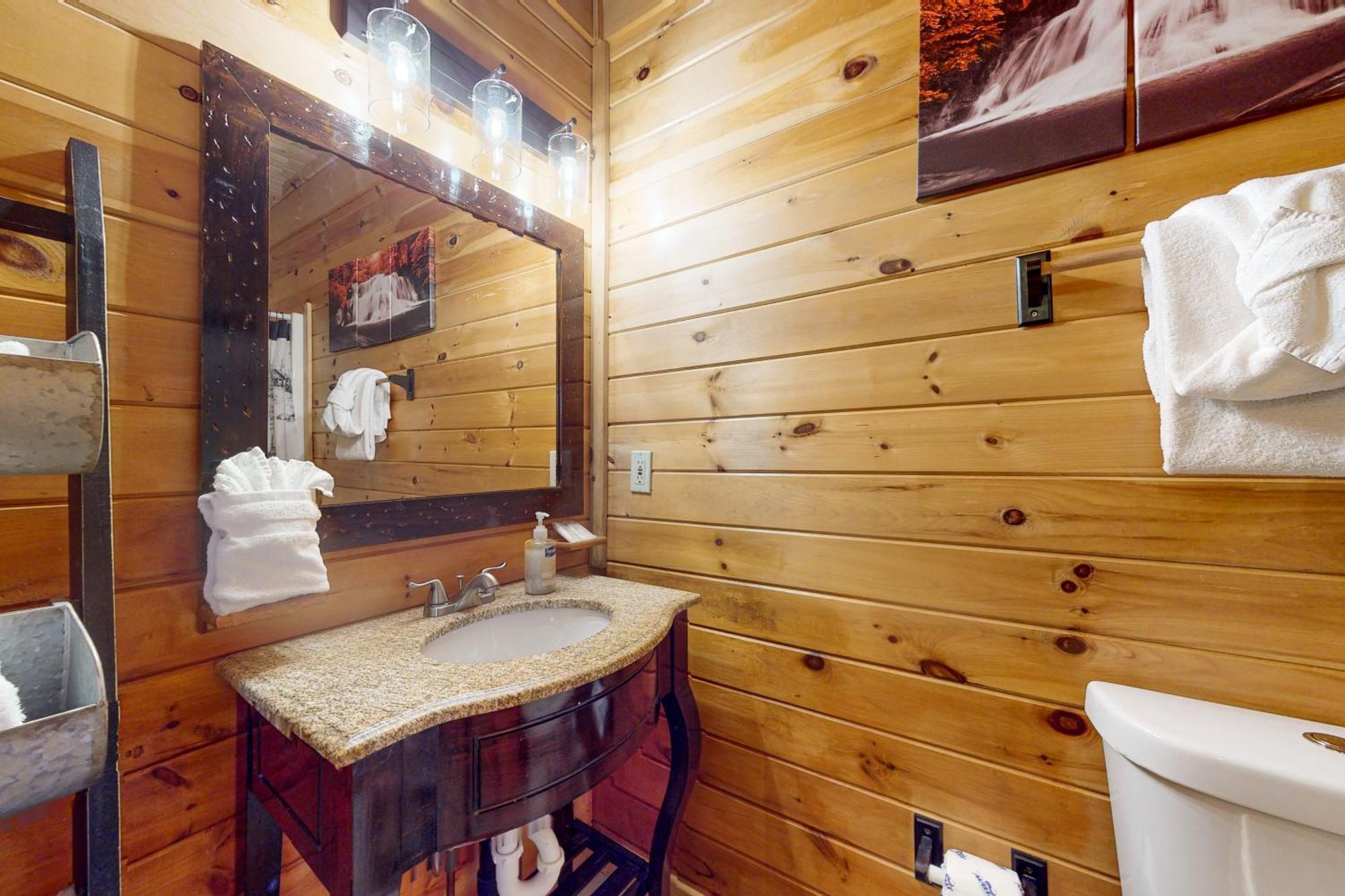 Вилла Bear Lake Cabin Севьервилл Экстерьер фото