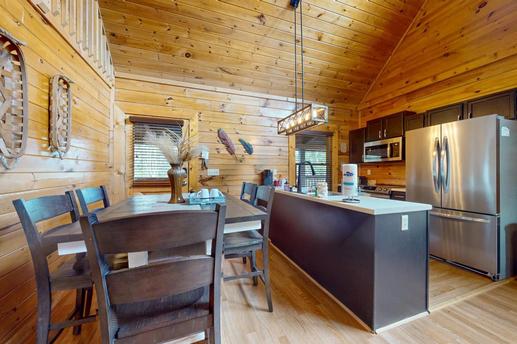 Вилла Bear Lake Cabin Севьервилл Экстерьер фото