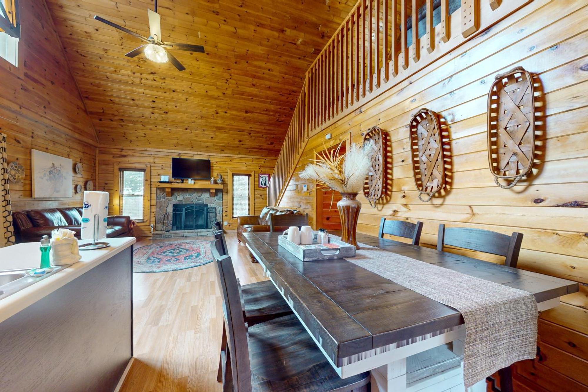 Вилла Bear Lake Cabin Севьервилл Экстерьер фото