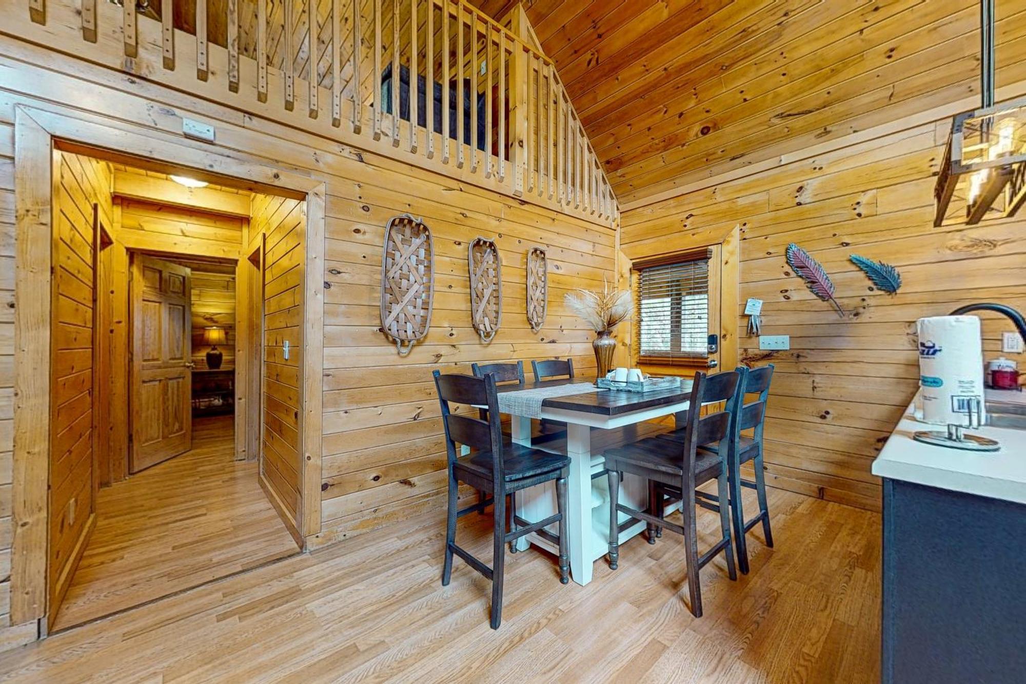 Вилла Bear Lake Cabin Севьервилл Экстерьер фото